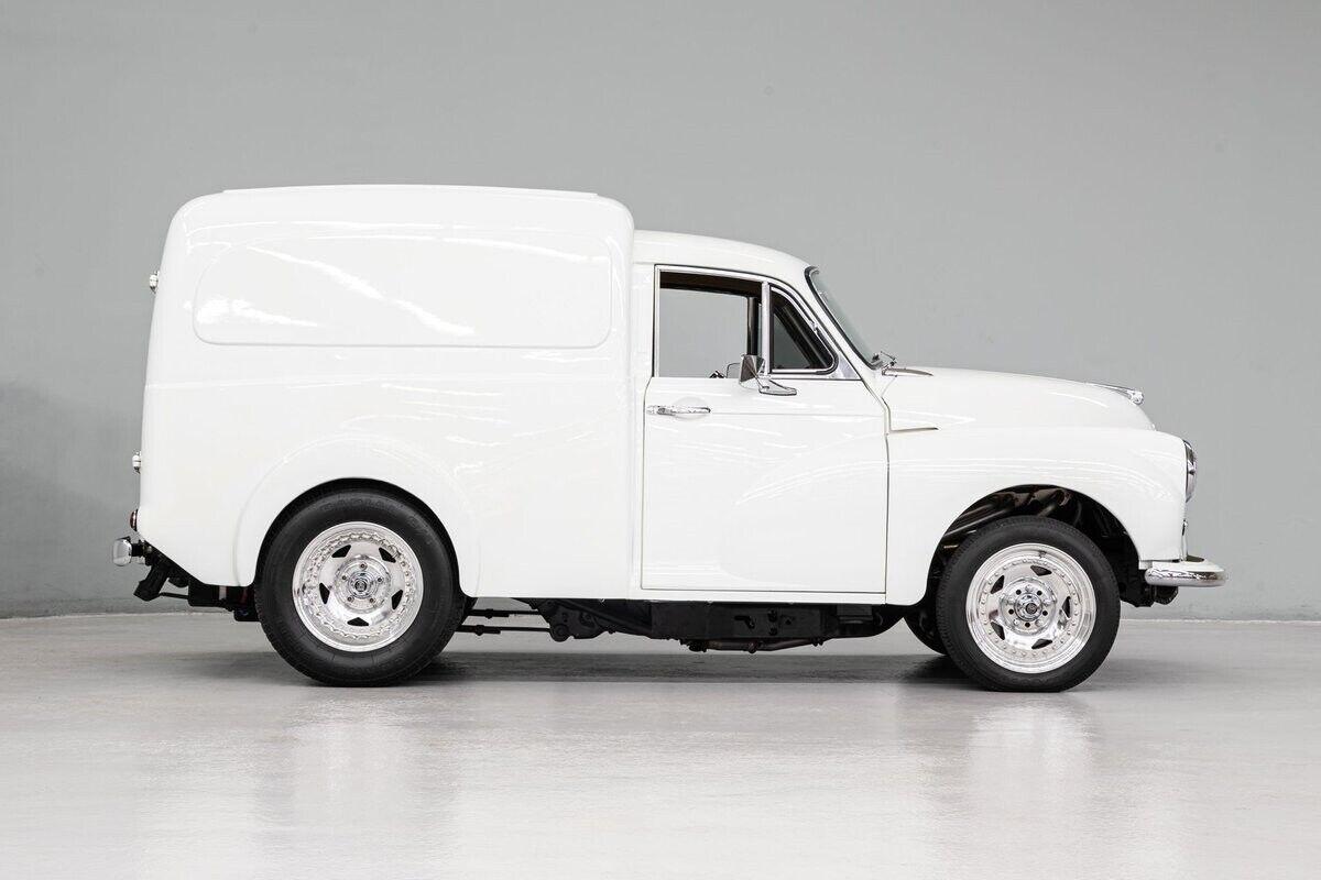 1960 morris minor panel truck white truck 350ci 2 spd auto powerglide