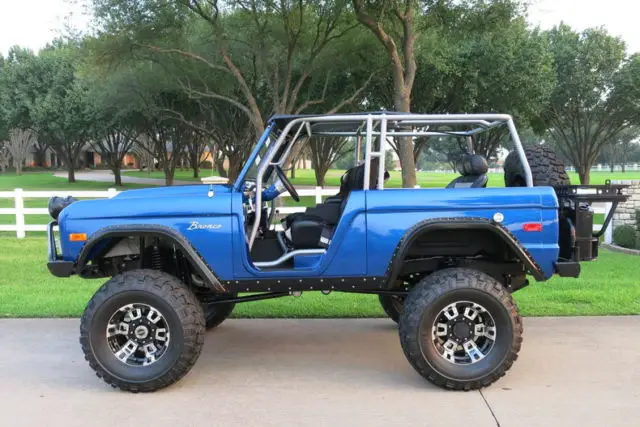 1972 ford bronco, built efi motor, 1 ton hybrid axles, rear 4 link coil, nice
