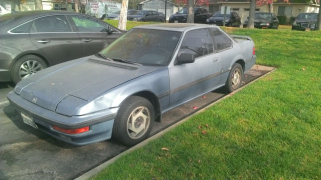 1989 blue honda prelude 2.0 si 4ws