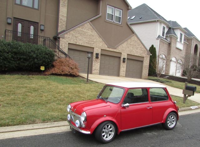 1988 austin mini cooper mk v super cool british mini red