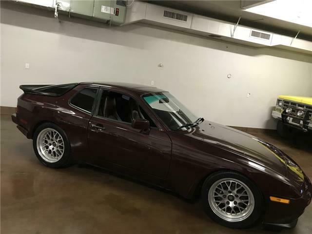 1986 porsche 944 turbo arizona car since new rare burgundy wine
