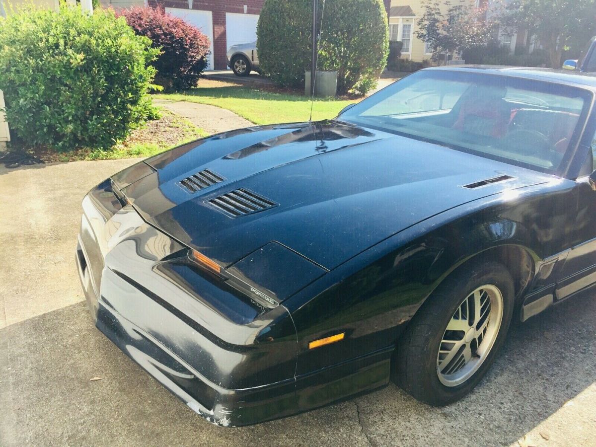 1985 pontiac firebird coupe black rwd automatic trans am