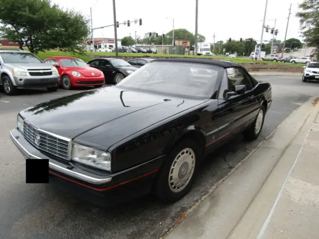 1989 cadillac allante convertible low miles very clean leather digital gauges
