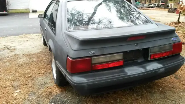 1987 mustang lx hatch roller great v8 swap shell,cobra r wheel project car 4 cyl