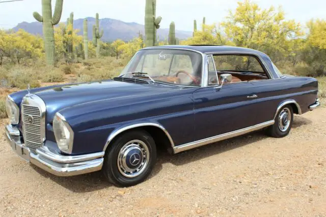 beautiful mercedes 220se sunroof coupe, euro spec, at, no reserve! must see! az