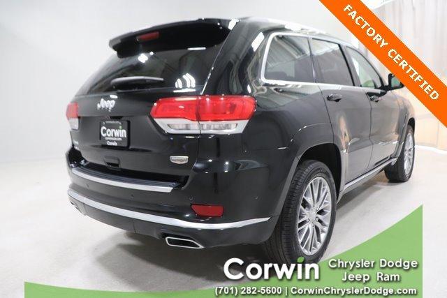 certified 2018 jeep grand cherokee 4wd summit fargo, nd 58103 for sale in fargo, north dakota