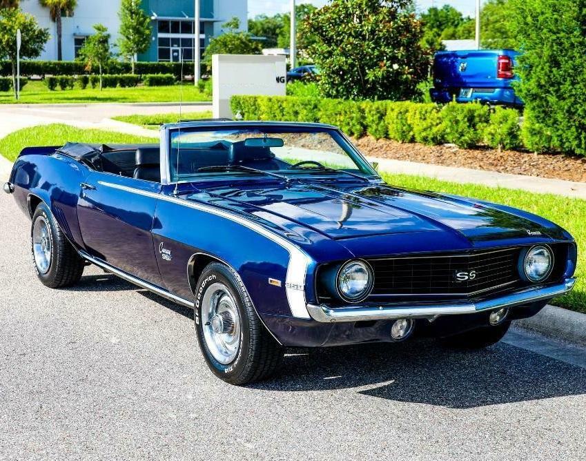 1969 chevrolet camaro ss convertible x11 style trim car 350 v8 engine
