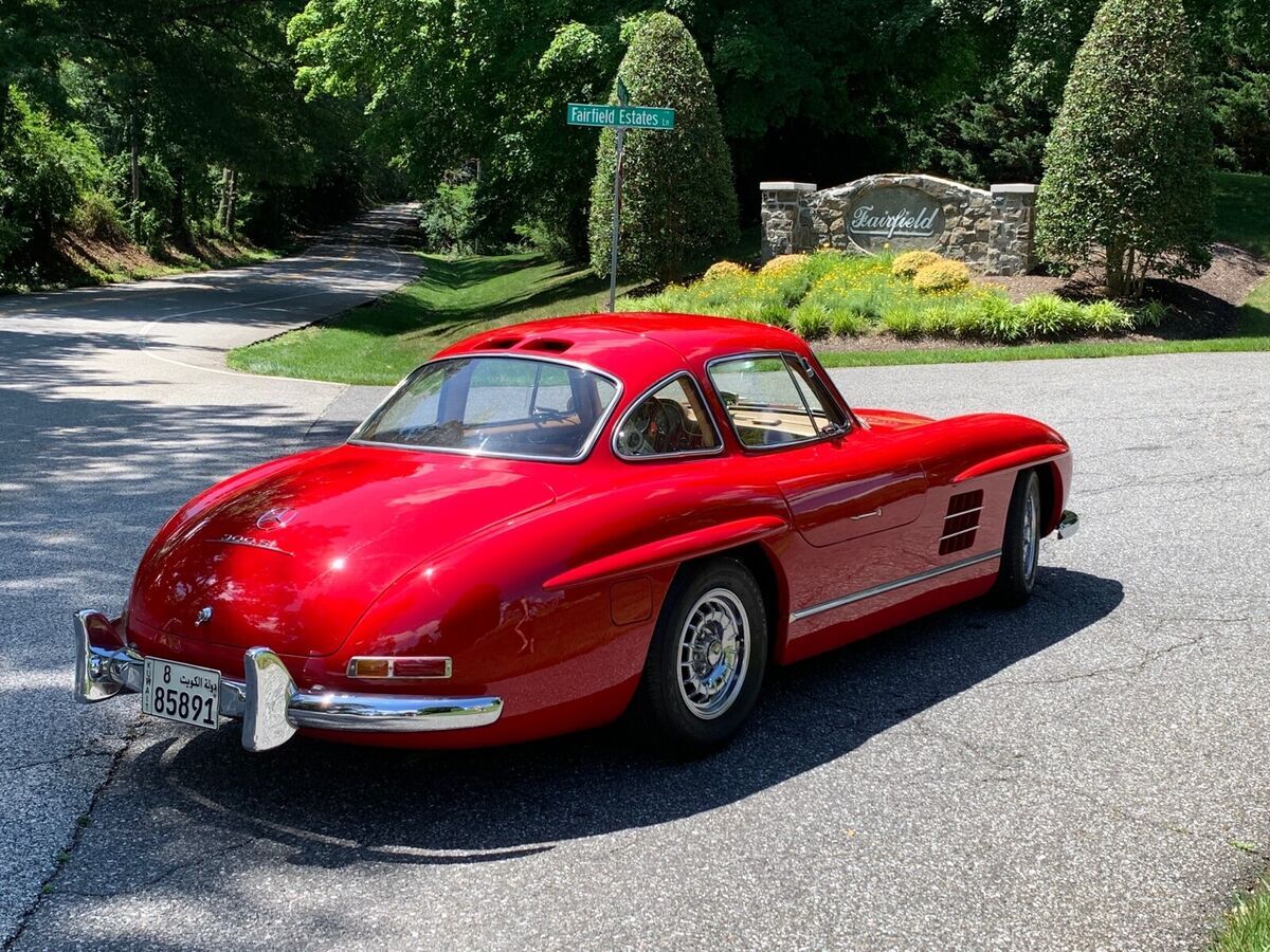 1962 mercedes-benz 300 sl gullwing coupe red rwd automatic