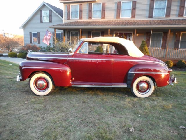 1946 ford super deluxe convertible, w/columbia overdrive, v8, nice driver