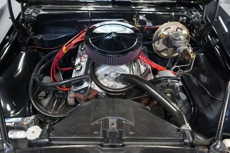 v8 auto classic vintage collector black droptop chevy receipts holley hei