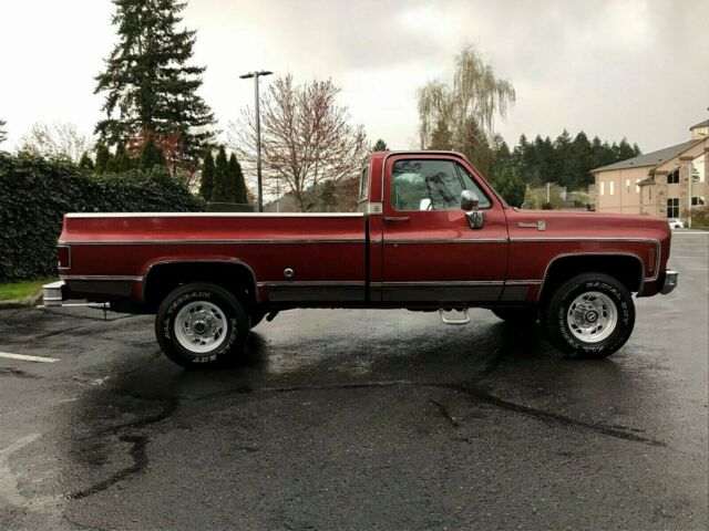 1978 chevy silverado k20 4x4 reg cab long bed 350 4bb v8 121k miles