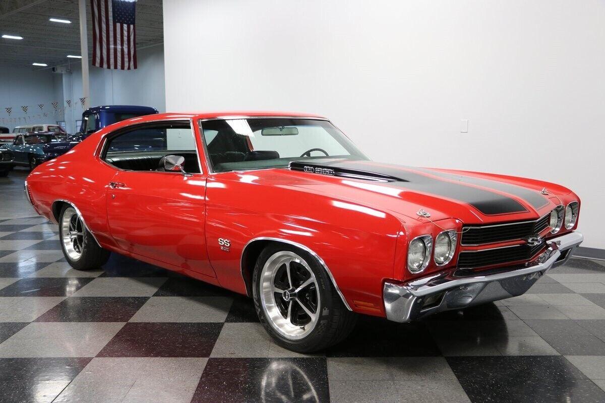 1970 chevrolet chevelle ss 502 restomod cranberry red 1346 miles
