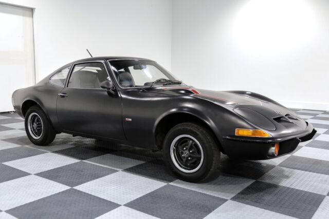 1973 opel gt 78345 miles black coupe 1.9l 4 cylinder 4 speed manual