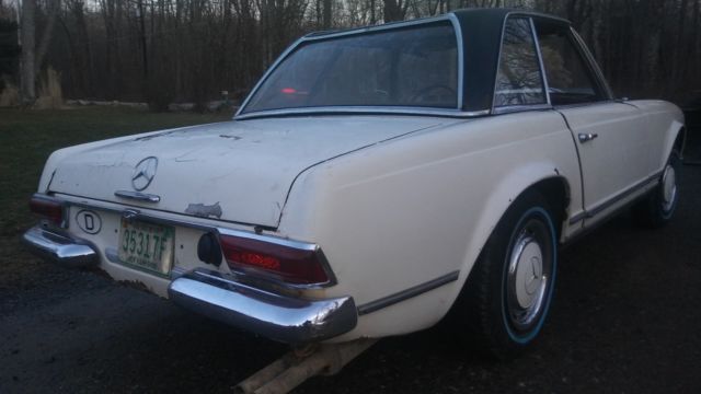 1963 mercedes 230 sl roadster convertible