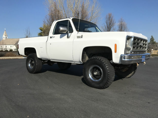 1979 chevy short bed 4x4 lifted and rust free