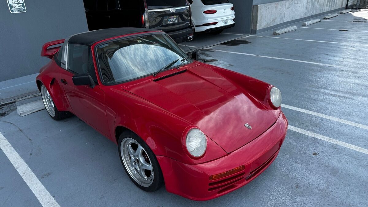 1977 porsche 911 red targa