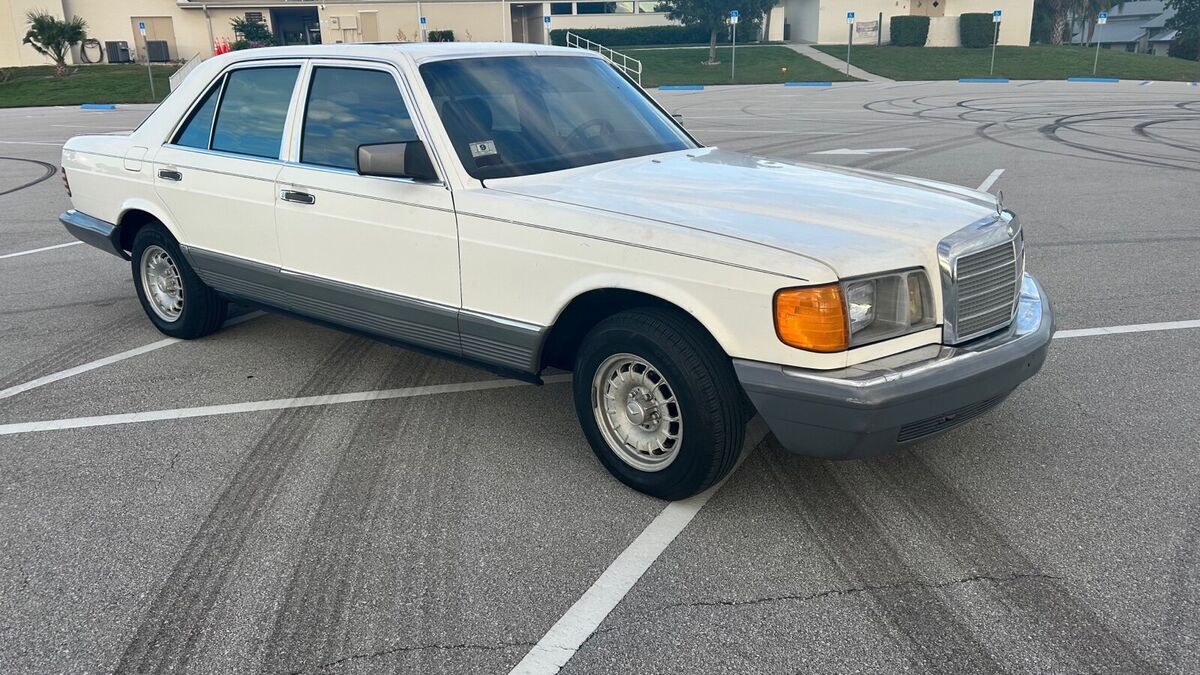 1981 mercedes-benz 300sd sedan white rwd automatic sd