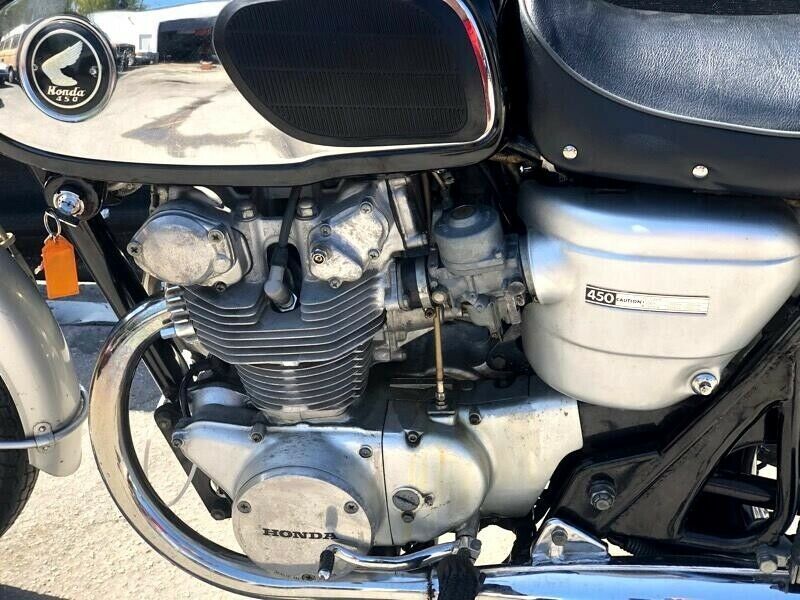 1967 honda cb450ko the black bomber 11,872 miles black original untouched