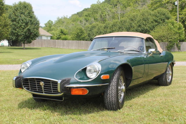 stunning well preserved 4 speed wire wheel a/c british racing green e type