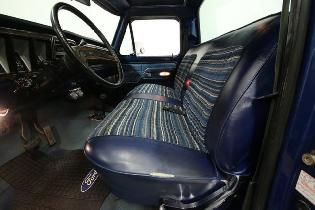 1978 ford f-350 ranger xlt 81420 miles bright dark blue metallic pickup truck 42