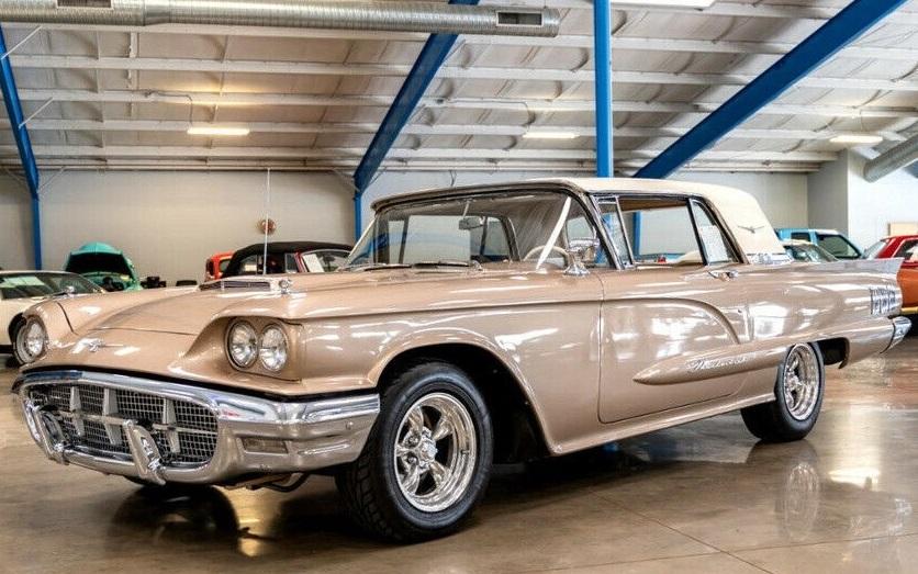 1960 ford thunderbird 2 door hardtop bronze automatic 42560 miles