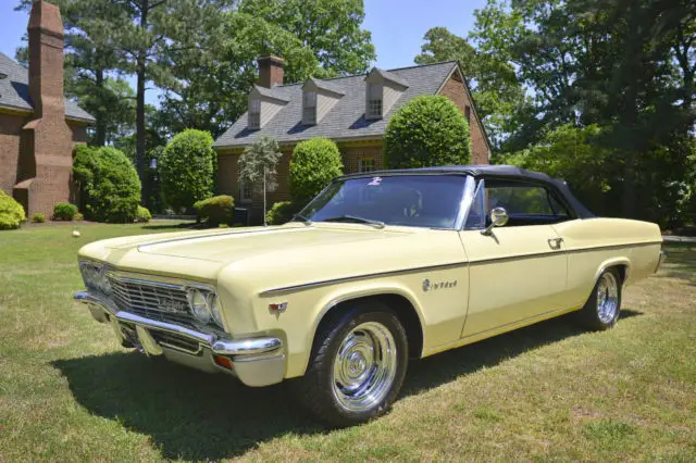 1966 chevrolet impala convertible zz-4 crate motor 385hp gm performance restored