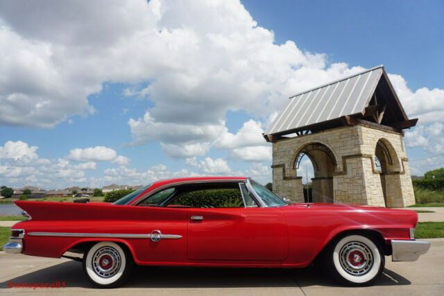 1961 chrysler 300g mardi gras red hardtop 413 banker's hot rod 300 exner fins