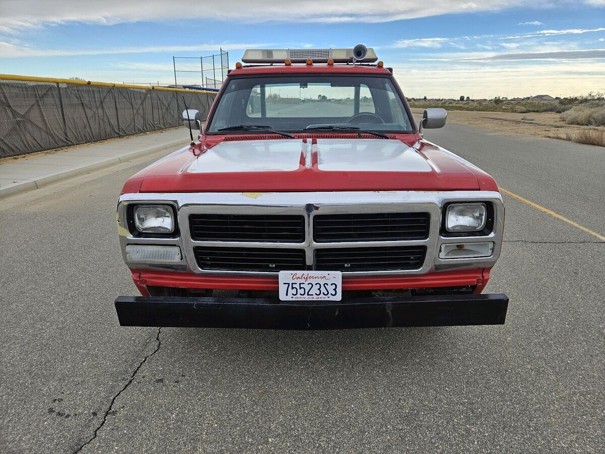 1991 dodge ram 3500 red rwd automatic d-350