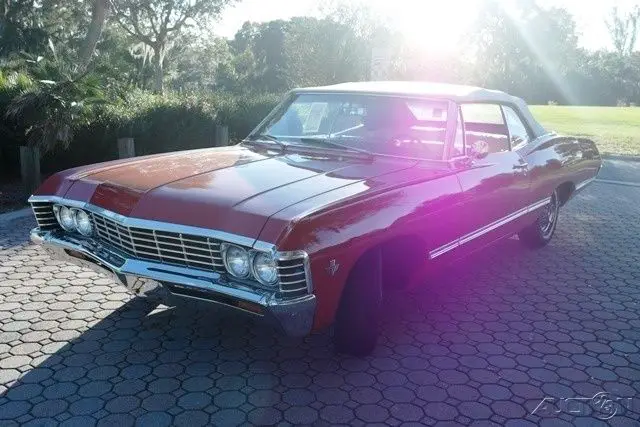 rare 1967 chevrolet impala convertible 275 horsepower chevy 327 v8 automatic