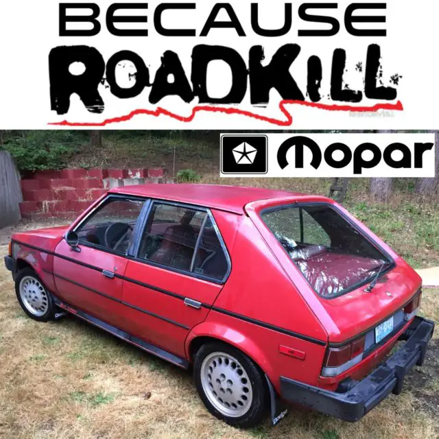 1985 dodge omni glh turbo inspired by shelby