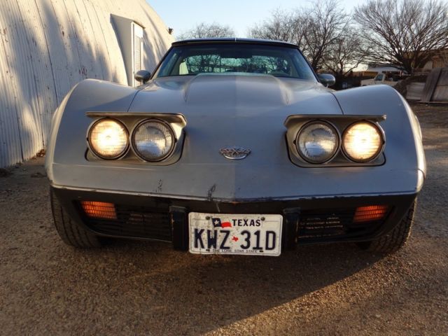 1978 corvette silver anniversary one owner survivor 42k orig miles. texas