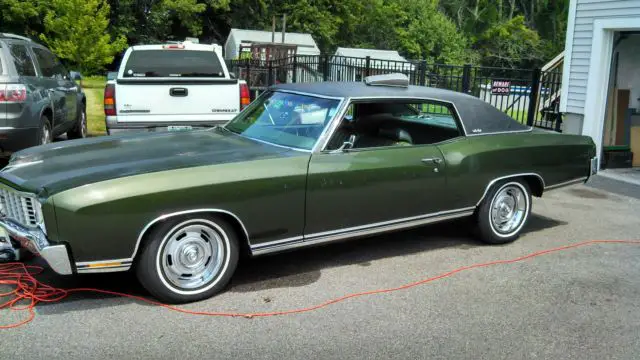 72 chevrolet monte carlo. numbers matching 350 2brl, original paint. very clean