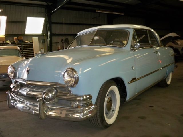 1951 ford victoria coupe v-8 automatic