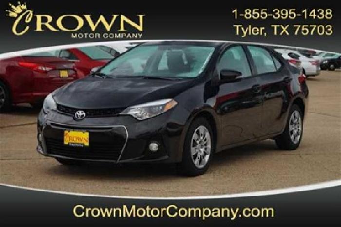 2014 toyota corolla black, 39k miles in tyler, tx