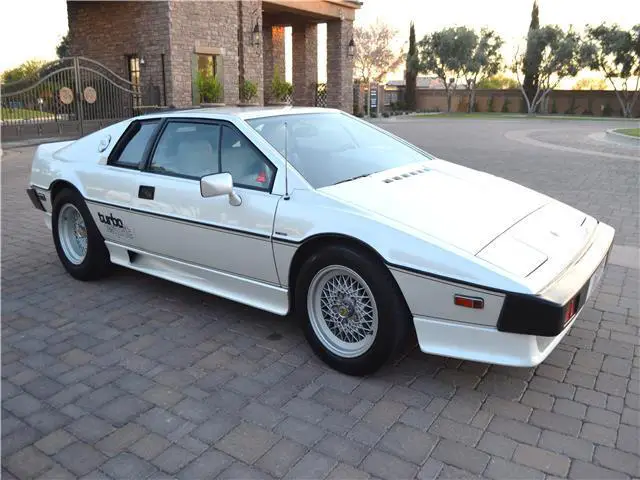 1987 lotus turbo esprit hci incredibly well kept all records from new