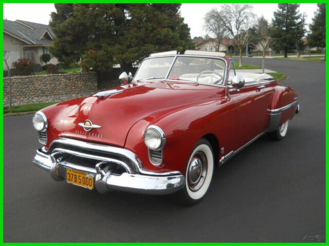 restored 1949 oldsmobile rocket 88 convertible 303/4sp auto ps pdb power top 50