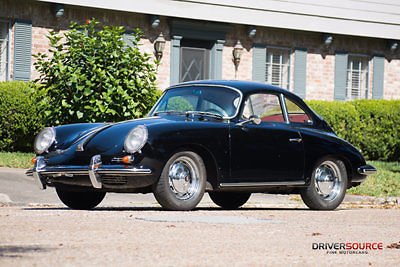 1963 porsche 356b super 90 coupe - no reserve kardex/coa/original slate grey/red