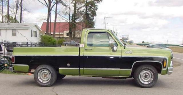 1975 gmc 1/2 ton pick up truck v8 engine nice antique truck