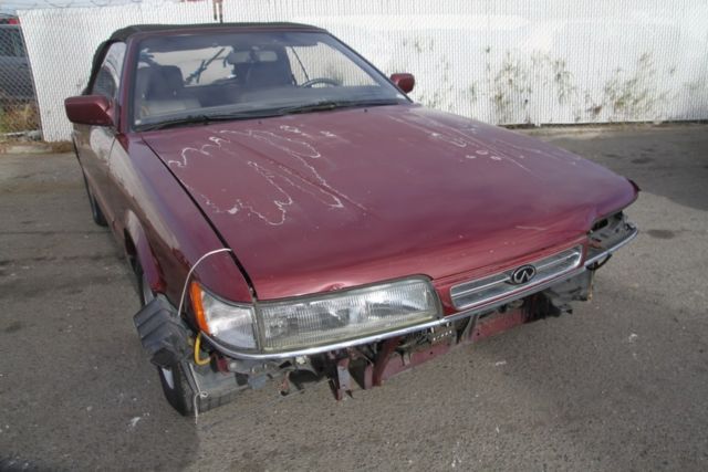 1992 infiniti m30 convertible low 102k miles automatic 6 cylinder no reserve