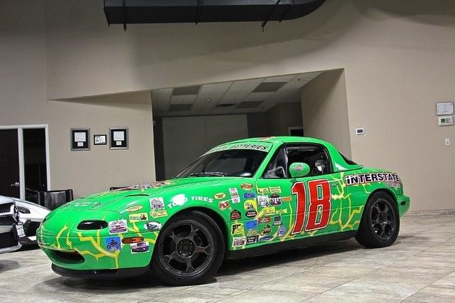 1990 mazda miata mx-5 track/race car fully setup for track events! green!