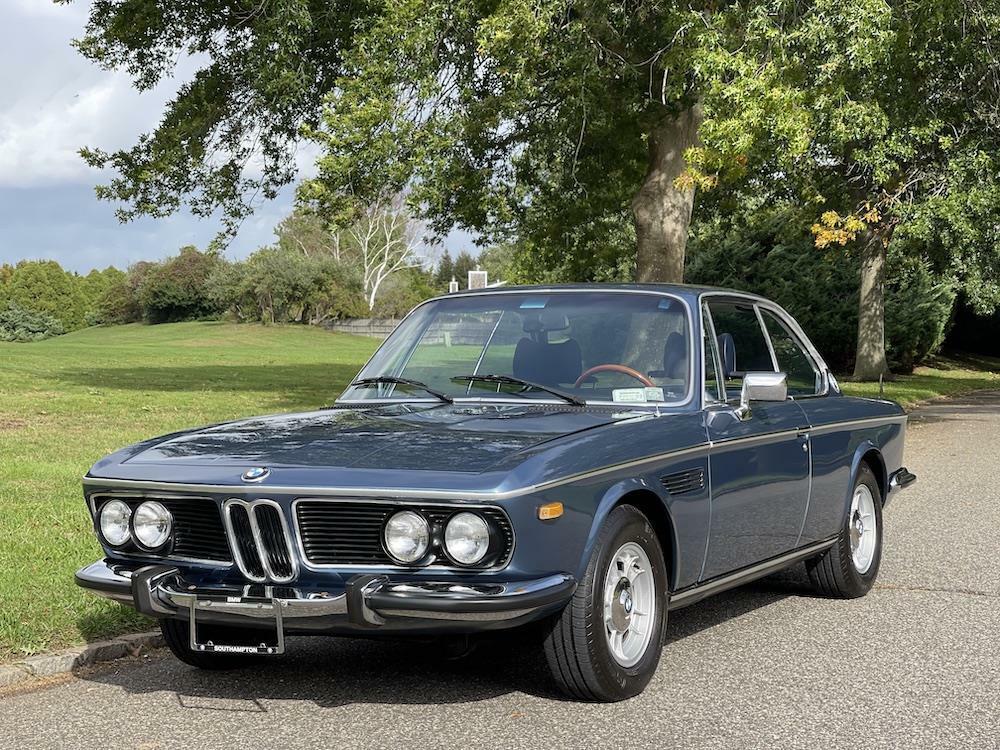 1976 bmw cs blue 6 cylinder coupe 66313 miles