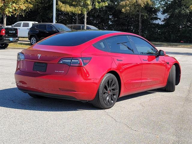 2022 tesla model 3 long range