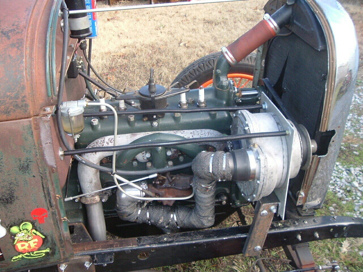 1929 ford model a --vintage--hot rod--project--rat rod--supercharged