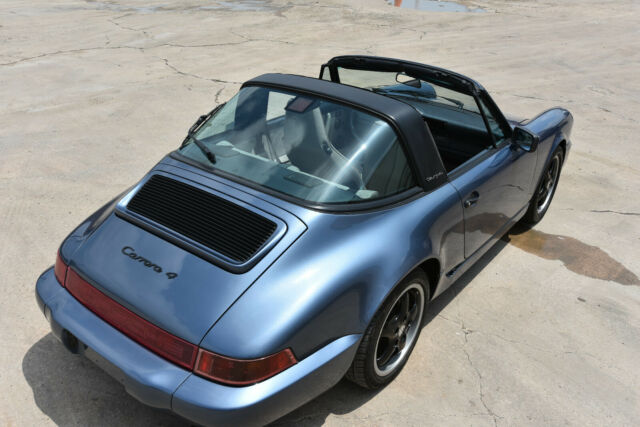 1990 964 targa c4 5-spd manual, baltic blue met, no reserve