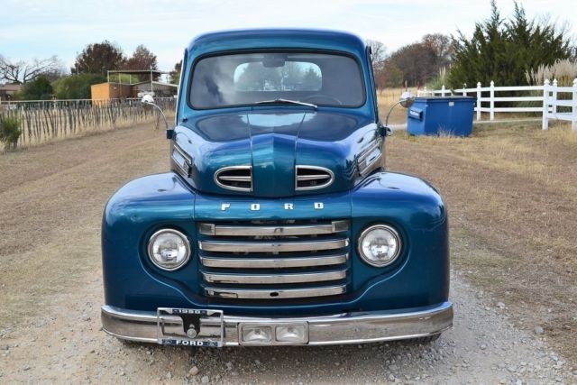 1950 ford f-1, f1 pickup truck, no reserve, auto, ac, sbc, gauges