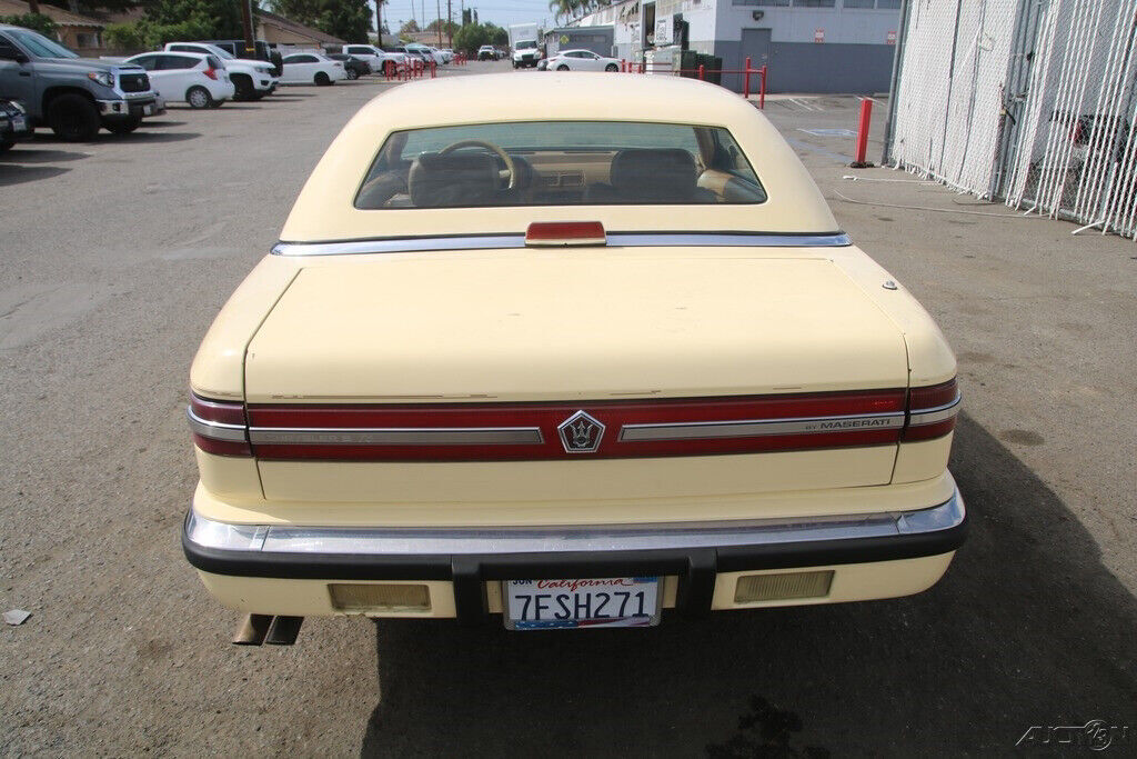 (bcc) 1989 chrysler tc turbo by maserati 2.2l i4 turbo automatic no reserve