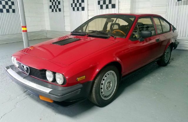 1981 alfa romeo gtv6 red no reserve mechanically sound custom mint interior