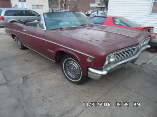 1966 chevy impala super sport convertible 327 4spd muncie