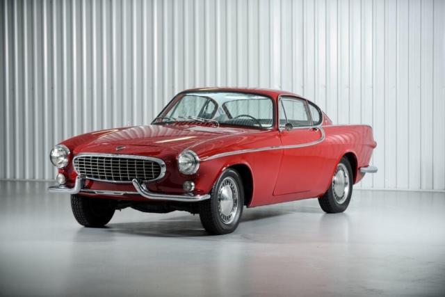 1961 volvo p1800 coupe red/black and grey interior zero rust in pristine shape!
