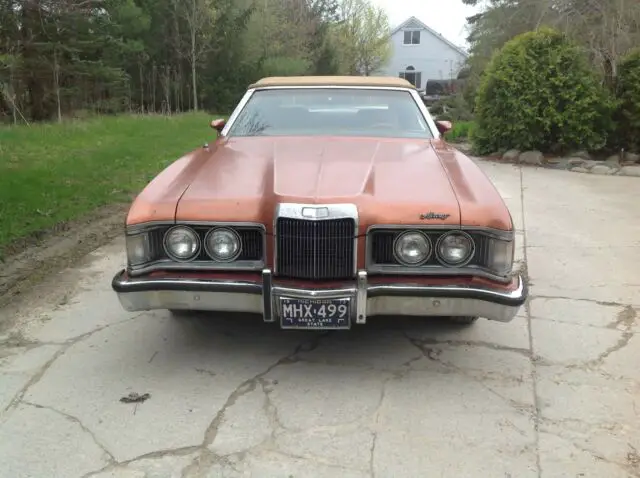 1973 cougar convertible 351 q code cobra jet very rare